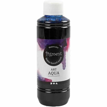 Flüssige Aquarellfarbe, blau, 250 ml/ 1 Fl.