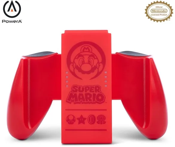 PowerA Joy-Con Comfort Grip für Nintendo Switch - Super Mario rot - Controller - Nintendo Switch