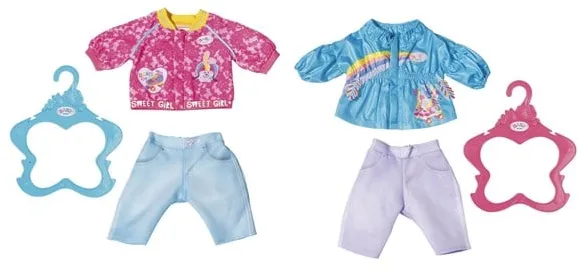 Baby Born BABY born Freizeit-Hose und Jacke 43 cm - Sortiert