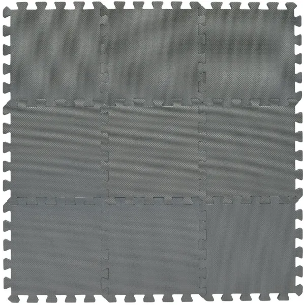 Schaumspielmatte Bekids, Hellgrau 9 Stk.