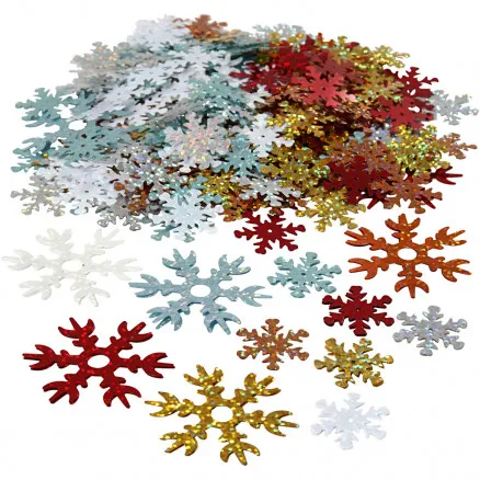 Pailletten, assortierte Farben, Durchmesser 25+45 mm, 250 g/ 1 Stk.