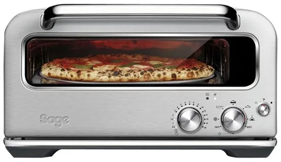 Sage SPZ820BSS4EEU1 the Smart Oven Pizzaiolo - Pizzaofen - gebürsteter Edelstahl