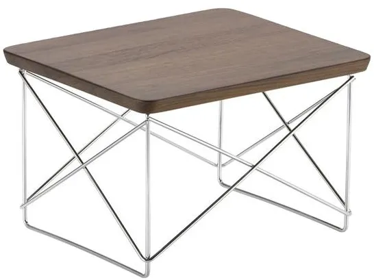 Vitra Occasional LTR Nachttisch Nussbaum/Chrom
