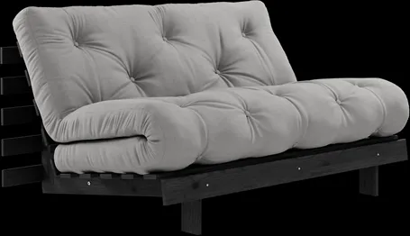 Karup Design Roots Schlafsofa m. Matratze 140x200 746 Dunkelgrau/Schwarze Kiefer