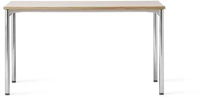 Audo Co Esstisch 140x70 Chrom/Laminat Creme