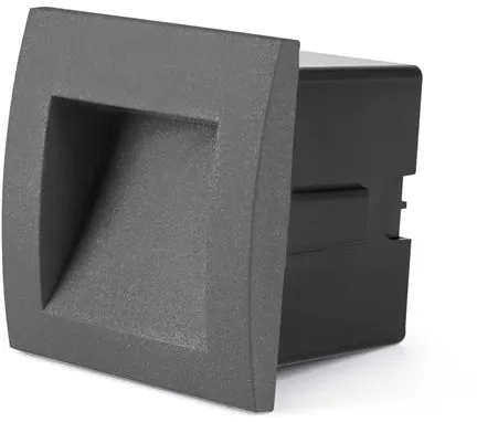 Faro SEDNA SQ 90 Eingebaute Außenleuchte Dunkelgrau